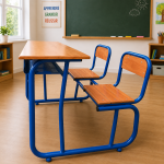 Pupitre Scolaire Biplace Renforcé Réf C0101
