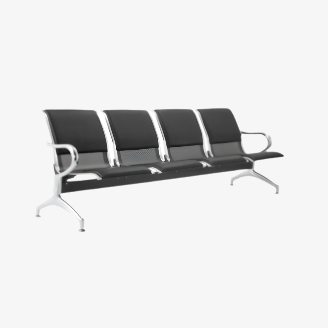 banquette-dattente-quatre-places-en-coloris-noir.png Banquette d’attente quatre places en coloris noir – Image 1