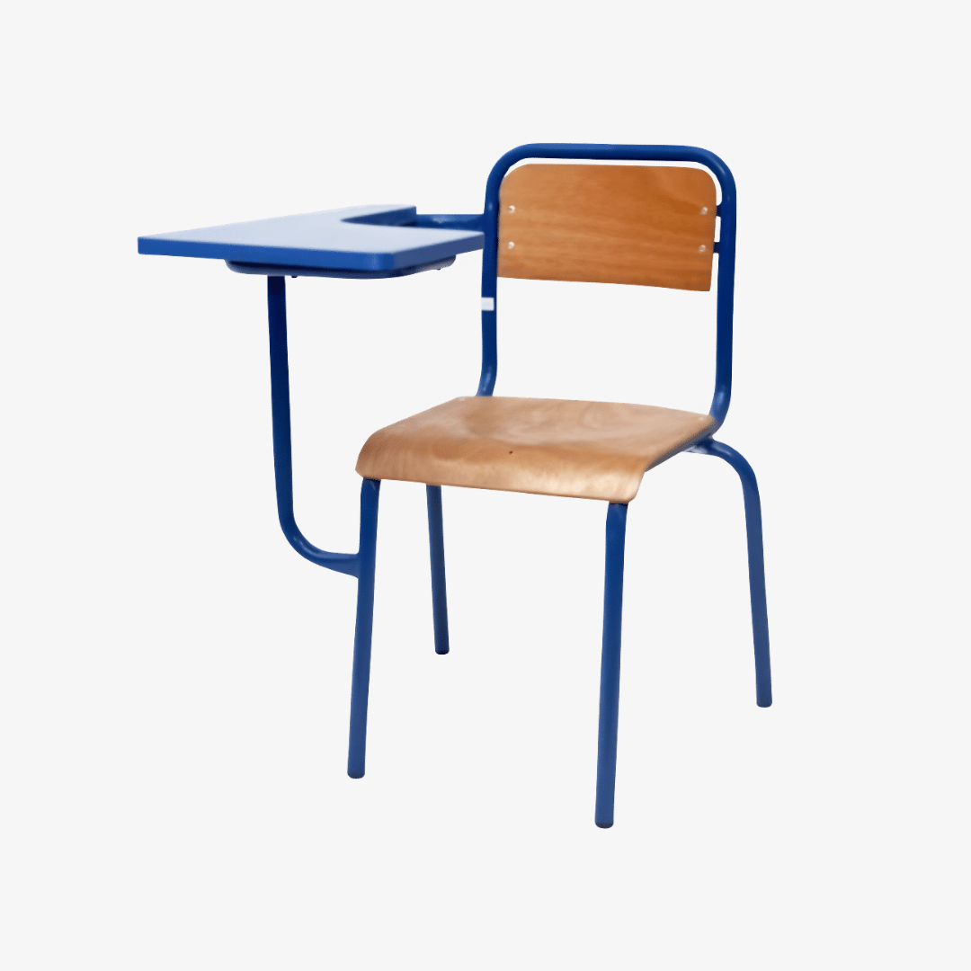 chaise-de-formation-a-structure-metallique-avec-surface-decriture.png Chaise de formation à structure métallique avec surface d’écriture – Image 1
