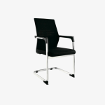 Chaise visiteur professionnelle avec design ergonomique léger