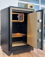 coffre-fort H2-620 & ( Empreinte digitale + double serrure + code tactile ) – Image 3