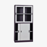 Mobilier de classement en métal avec portes coulissantes
